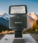 Vtg Vivitar Light Up Digital Slave Flash +hot Shoe Bracket V319AF-NOC In Box. Fixed Price $20.90.