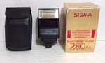Sigma Electronic Flash 280PA With Case, Made In Japan, Ln Box No Signs Of Use. Fixed Price $24.95.