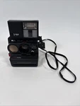 Vtg Polaroid Sonar One Step Land Camera & Lenmar OS-2 Flash Untested. Fixed Price $24.95.
