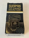 Sunpak Auto Flash 244D With Box And Paperwork Nikon Ttl. Fixed Price $19.99.