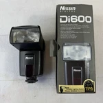 Nissin Digital DI600 Unit Flashgun Nikon Ittl Powerzoom 24-105MM. (refb). Fixed Price $19.99.