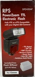 Rps DPZ420AF Powerzoom Ttl Electronic Flash For Canon Digital Slr. Fixed Price $59.20.