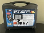 Vidpro Z-96K Light Kit Leds 5600-3200K Tripod/shoe Mount Adjustable. Fixed Price $105.00.