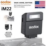 Us Godox IM22 Mini On-camera Flash Light Speedlite Universal Hot Shoe Mount. Fixed Price $27.66.