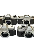 Lot Of 4 Vintage 35MM Slr Camera Bodies For Parts/repair (canon AE-1, K1000). Fixed Price $120.00.