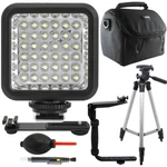 Vidpro LED-36X Photo And Video Light With Accessory Kit. Fixed Price $39.99.
