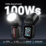 Neewer Z3R-C 100WS 2.4G Ttl Round Head Flash Speedlite For Canon Works W/godox. Fixed Price $261.18.