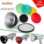 Us Godox AD-S2 Standard Reflector + AD-S11 Color Filter For AD200 AD360 AD36II. Fixed Price $21.66.