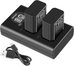 Neewer NP-FW50 Replacement Battery And Charger Set For Sony ZV-E10 A7RII. Fixed Price $19.99.