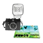 Lomography Diana F+ Mini Petite Noire 35MM Film Camera W/ Flash, Special Edition. Fixed Price $105.00.