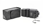 Minolta Auto 320X Flash W/ Sync Cord #B166. Fixed Price $39.99.