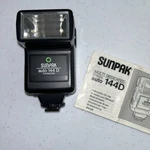 Sale - Save 50% Sunpak Auto 144 D Shoe Mount Flash. Fixed Price $12.50.