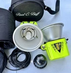 Pair Alienbees B800 320WS Studio Flash Monolights Paul C Buff W/ Bags. Fixed Price $249.95.