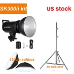 Godox SK300II 300W Studio Flash Strobe LIGHT,120CM Octagon Softbox,light Stand. Fixed Price $145.00.