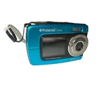 Polaroid IF045 Blue Compact Digital Camera 14MP Dual Lcd 2.7IN Usb. Fixed Price $16.00.