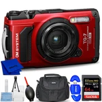 Om System Tough TG-7 Digital Camera (red) V110030RU000 7PC Accessory Bundle. Fixed Price $489.00.