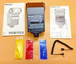 Vintage Philips P-536TCLS Electronic Flash 1980S W/ Color Filters And Manual. Fixed Price $33.99.