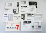 Sunpak Flash Manuals, Large Lot 0F 9. Fixed Price $24.94.