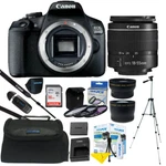 Canon Eos 2000D / Rebel T7 24.1MP Dslr Camera + 18-55MM Lens All You Need Kit. Fixed Price $499.00.
