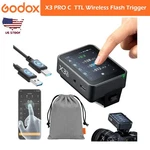 Godox X3 Pro Touchscreen Ttl Flash Trigger For Canon 2.4G Wireless Lcd. Fixed Price $99.00.