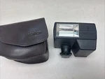 Konica X-24 Auto Shoe-mount Flash W/ Case And Diffuser, Latch Locks!. Fixed Price $38.50.