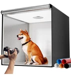 Studio Light Box For Photography: Takerers 32X32 Inch 210 Led Large. Fixed Price $90.00.